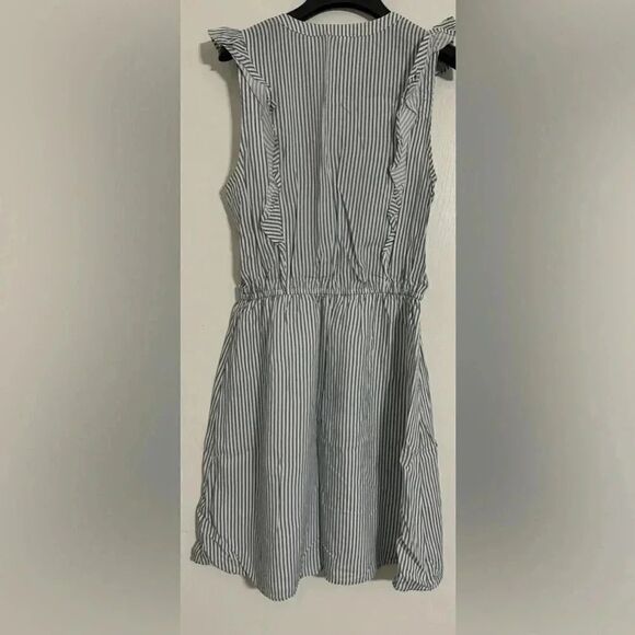 Old Navy Striped Dress | Light Blue and White | Size Small - Picture 3 of 5
